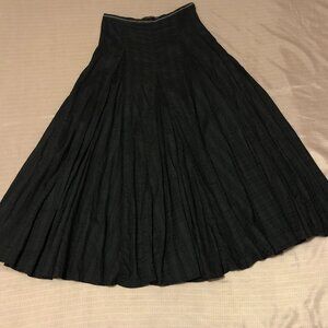 Betty Jackson Black Fully Lined Circular Black Skirt